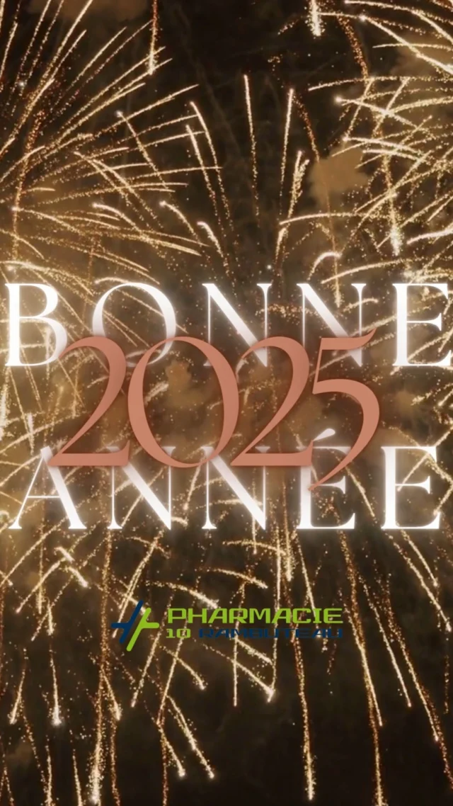 Toute l’équipe de la Pharmacie Rambuteau vous présente ses meilleurs vœux pour cette nouvelle année. 🌟 Santé, bonheur et sérénité à vous et vos proches !

Merci pour votre confiance et à très bientôt en pharmacie. ❤️

#BonneAnnée2024 #VœuxDeNouvelAn #pharmacierambuteau